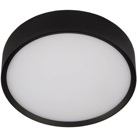 Plafonnier apparent LED Moon Premium 250 plafond 12W 3000K noir UNI-BRIGHT