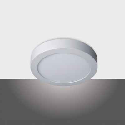 Plafonnier apparent LED Pro-Ceiling LED D240x39mm 15W 230V blanc Prolumia