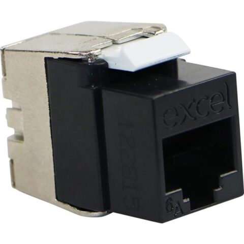 Prisse RJ45 EXL C6A LOW PROFILE UNSCRD K/S JACK T/LE Excel Networking Solutions