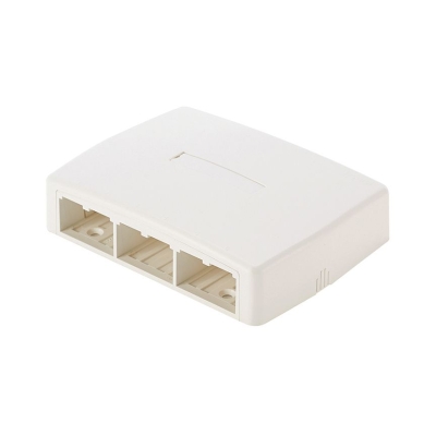 Prisse RJ45 Mini Com 6 port Surf Mt Box PANDUIT