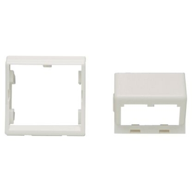 Prisse RJ45 Sloped FP 2po 45x45 White PANDUIT