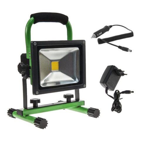 Projecteurs LED Floodlight LED 20W chargeable vert IP65 BAILEY