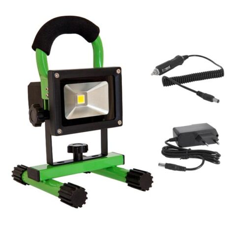 Projecteurs LED LED projecteur 10W recharg vert IP65 BAILEY