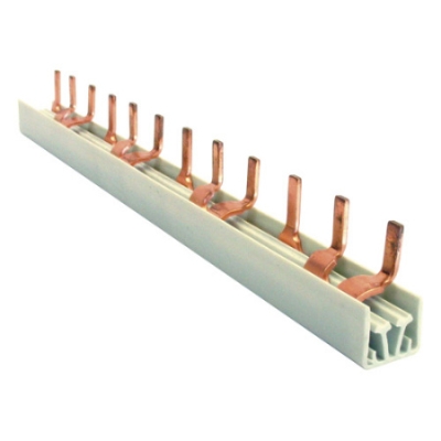 Rails din & profiles+accessoi. Rail B 3Ph / 57x1P ou 28x2P (1M) 16mm² Vynckier (ABB)