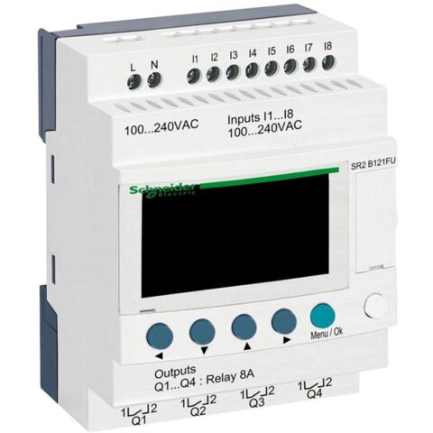 Relais configurables (LOGO) Zelio 230VAC 12I/O horl. Schneider Automation