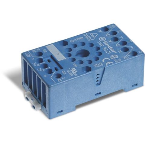 Relais de puissance mini+acce. 11-P support p din-rail FINDER