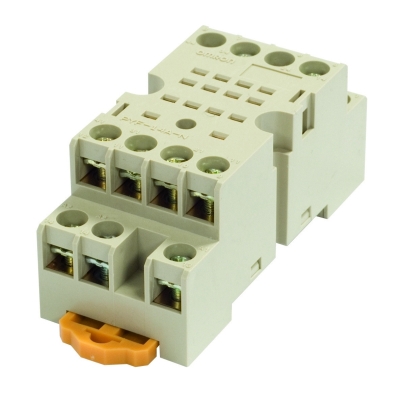 Relais de puissance mini+acce. Socle MY4 rail din OMRON