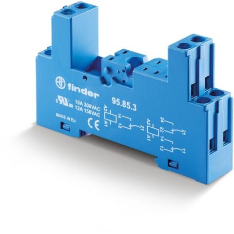 Relais de puissance mini+acce. support p din-rail p rel4 FINDER