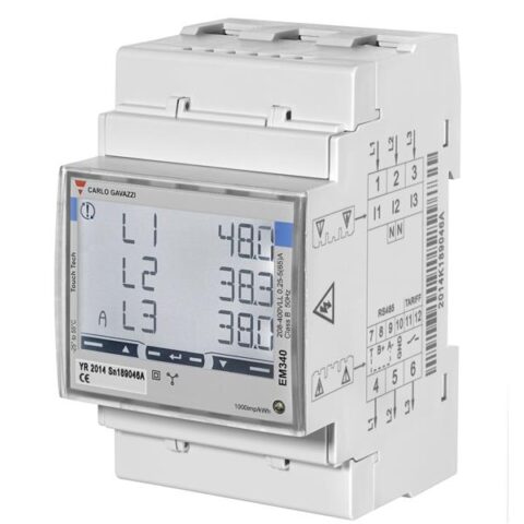 Relais mesure et contrôle CPT D'ENERGIE 3-PH 65A DIRECT 400VAC CARLO GAVAZZI