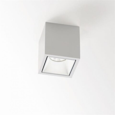 Spot apparent LED Boxy L+ LED 92733 blanc-blanc DELTA LIGHT