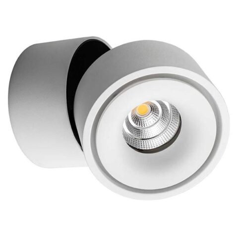 Spot apparent LED Tilt wand 9W 3000K WW alu UNI-BRIGHT