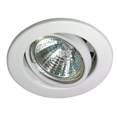 Spot encastré 12V Spot enc R 12V 50W 89mm blanc TECHNOLUX