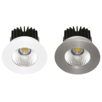 Spot encastré LED INDAL IP65 6W 650Lm 3000K Alu + driver TECHNOLUX