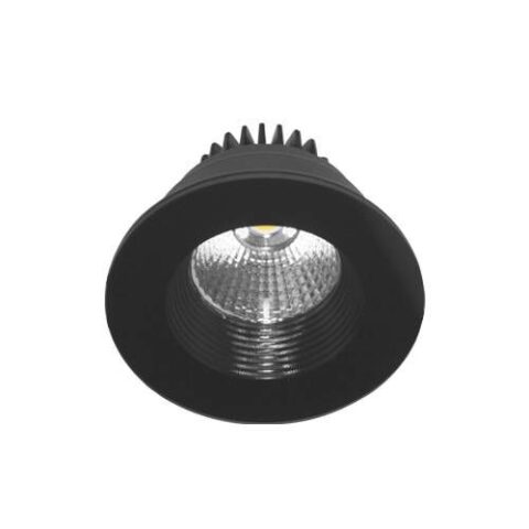 Spot encastré LED IPHO82R LED 9W 3000K 38° Noir INDIGO