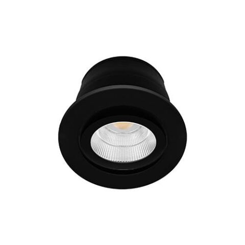 Spot encastré LED Iena RDX 6W 65° IP65 DIM noir INDIGO