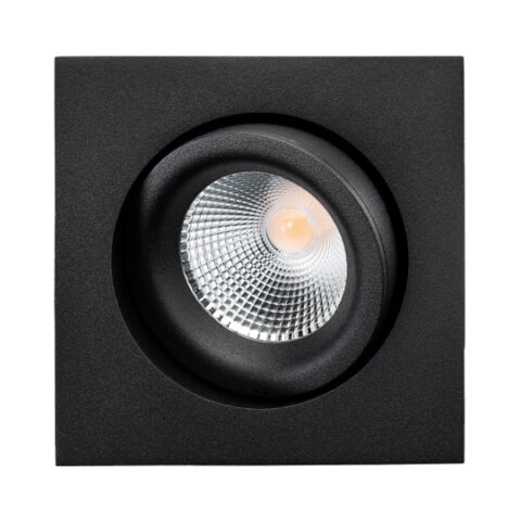 Spot encastré LED Junistar Lux Square Noir 8W Led 3000K SG Lighting