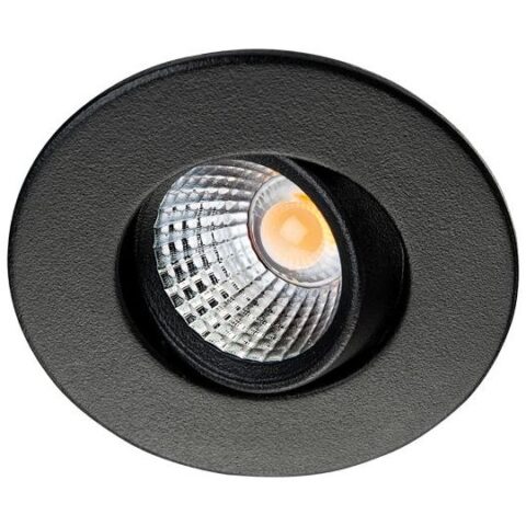 Spot encastré LED Nano Tilt Noir Mat 4W Led 3000K 36D SG Lighting