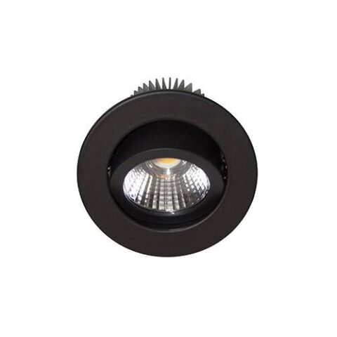 Spot encastré LED Tipi-R1 LED 3W 290lm 3000K 30° noir INDIGO