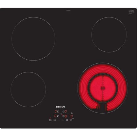 Table de cuisson 4 zones Table de cuisson vitro iQ300 60cm Siemens ménagé