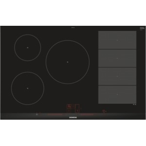 Table de cuisson 4 zones Taque à ind. 80cm Inox facet Siemens ménagé