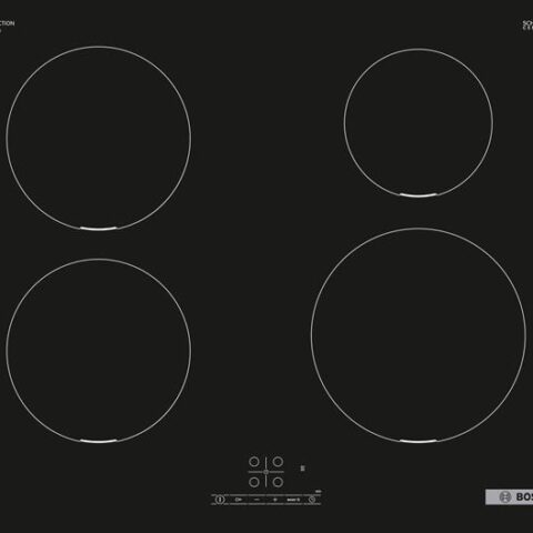 Table de cuisson 4 zones Taque à induction 60cm sans cadre BOSCH