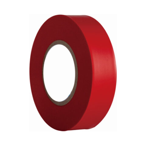 Tapes speciaux Ruban isolant électrique 19mmx20m rouge Tradeforce