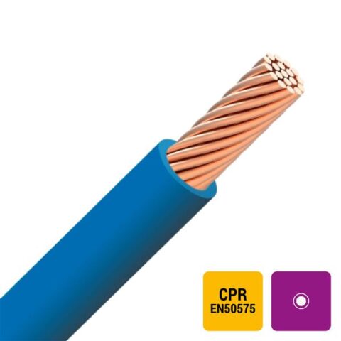 VIFB + VOB/JET 4-25 PAS V/J H07V-R CABLE BLEU ECA 10MM² CABLE D'INSTALLATION