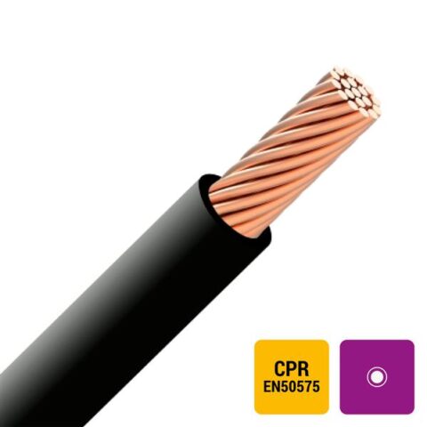 VIFB + VOB/JET 4-25 PAS V/J H07V-R CABLE NOIR ECA 10MM² CABLE D'INSTALLATION