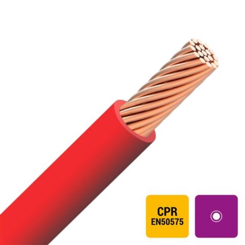 VIFB + VOB/JET 4-25 PAS V/J H07V-R CABLE ROUGE ECA 10MM² CABLE D'INSTALLATION