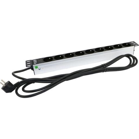 Centr. teleph. plus access. EXCEL PDU 19 SILVER 9-SOCKET FRENCH Excel Networking Solutions