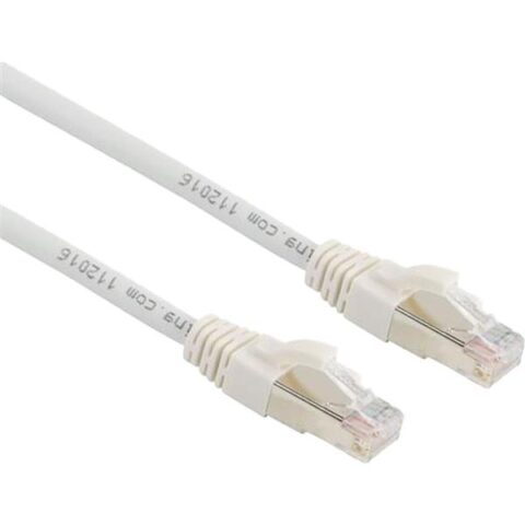 Cordons RJ45 CAT6A 2M FFTP LSOH PATCH CORD WHITE Excel Networking Solutions