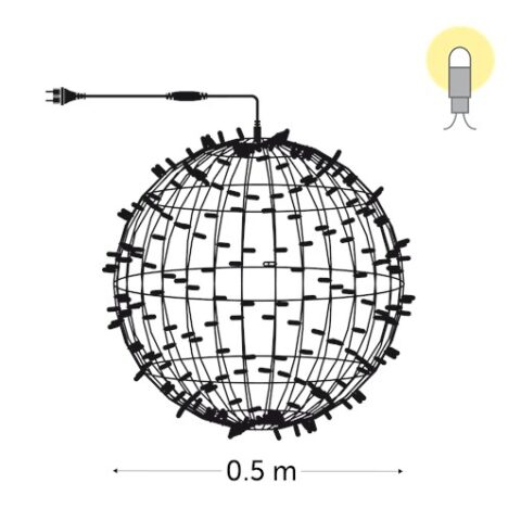 Eclairage de noël Playlight bol LED 50cm 320L WW KERSTVERLICHTING