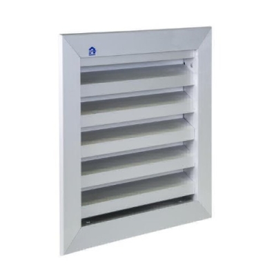 Accessoires traitement del'air Grille murale 411 400x400 anodisé natur Renson