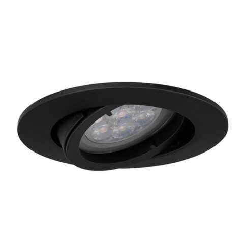 Spot encastré LED Spot encast noir GU10 fitting & driver TECHNOLUX