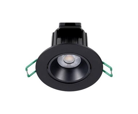 Spot encastré LED Start Spot Alu 760lm 3CCT IP44 NOIR SYLVANIA