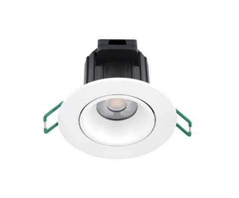 Spot encastré LED Start Spot Alu 870lm 3CCT IP44 BLANC SYLVANIA