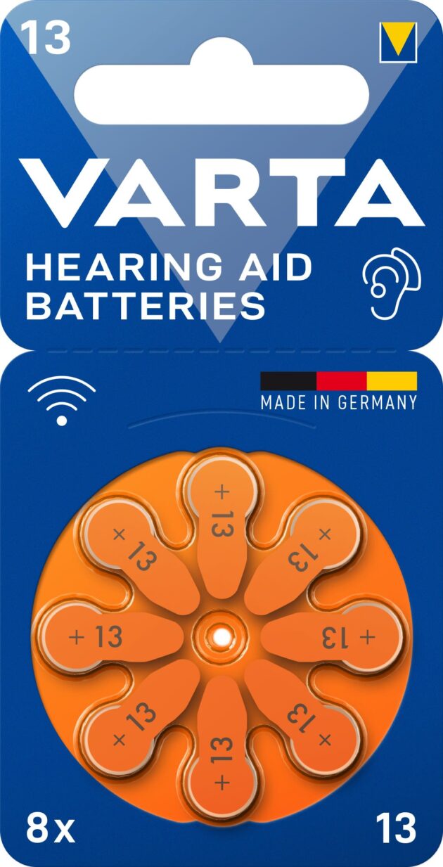 VARTA Hearing Aid Battery 13 Blister 8