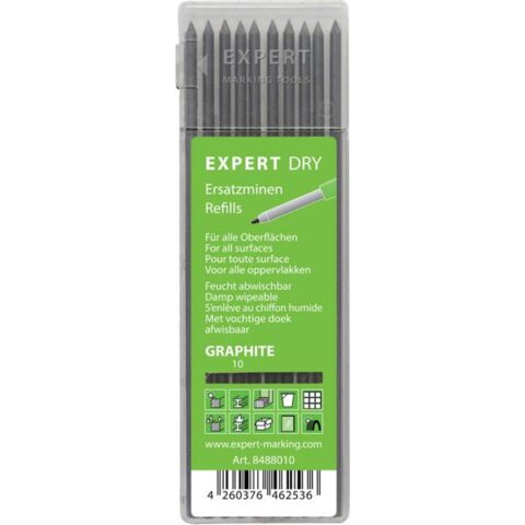 Appareil mesure universel+acce Dry marking pen - refill leads GRAPHITE Tradeforce