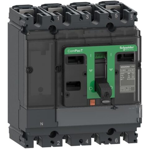 Disjoncteurs compact ComPacT NSX250NA 4P 250A Schneider Distribution