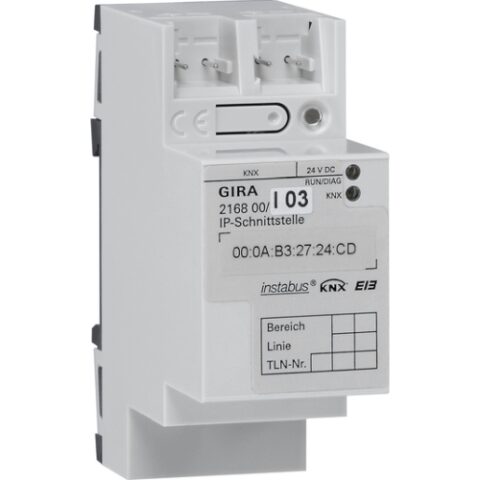 KNX Interf. données IP KNX rail DIN GIRA