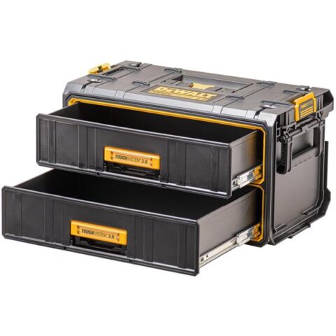 Meches +accessoires ToughSystem 2.0 Coffret avec 2 tiroirs Dewalt