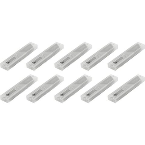 Outillage n0n-electrique Lames de Cutter 18mm - 10 pcs/distribute STANLEY