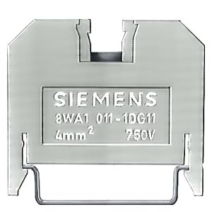 Bornes de raccordement Borne beige 4mm2 SIEMENS