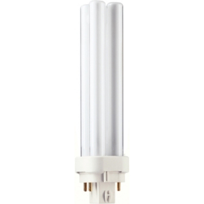 Compact fluo non intégré Plc blanc 18w g24q-2 PHILIPS