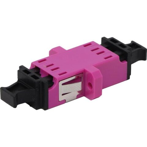 Connecteur&accesoires en fibre LC DUPLEX ADAPTOR MULTIMODE-VIOLET OM4 Excel Networking