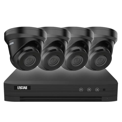 Controle d'entrée Pack CCTV IP 4x caméra tourelle 4MP AIPHONE
