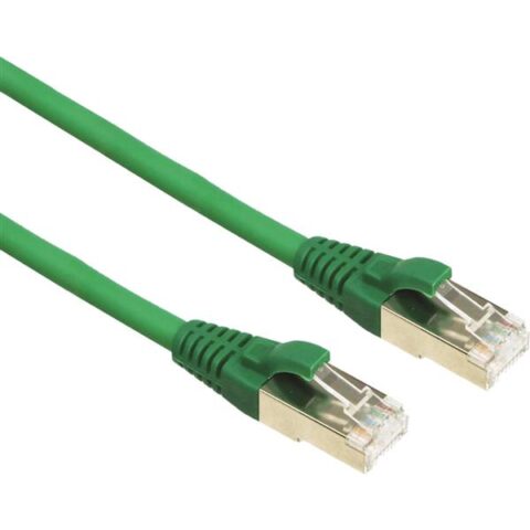 Cordons RJ45 CAT6A 10M FFTP LSOH PATCH CORD GREEN Excel Networking