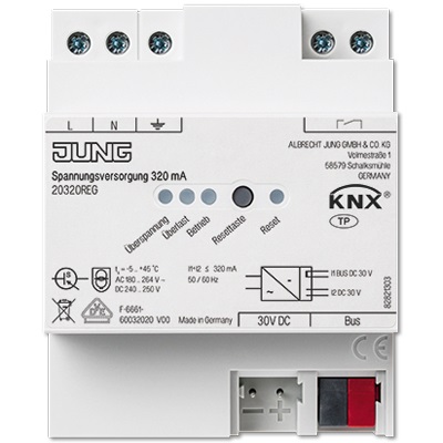 KNX KNX UNITE D ALIMENTATION 320 mA Jung