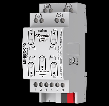 KNX Minibox45 4sortie./5 entrees Zennio