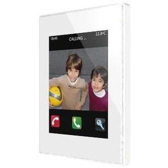 KNX Touch Panel Z41 COM plastic frame (blanc Zennio